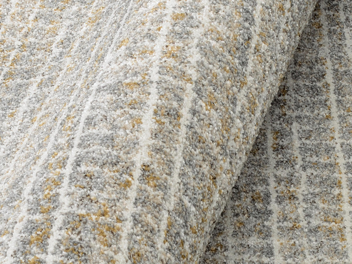 WEBTEPPICH 120/120 cm Grau  - Grau, Design, Textil (120/120cm) - Novel