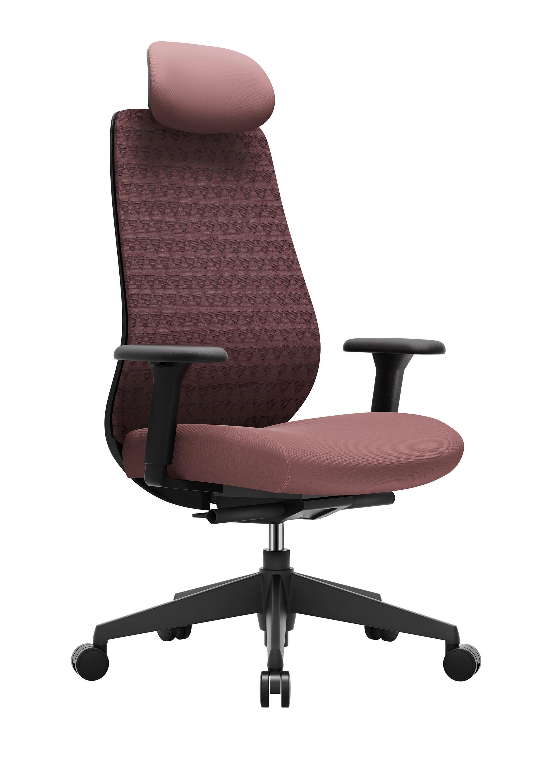 DIREKTORSKI STOL kovina, umetna masa, tekstil črna, barve jajčevca - črna/barve jajčevca, Design, kovina/umetna masa (70/120-130/61cm) - Novel