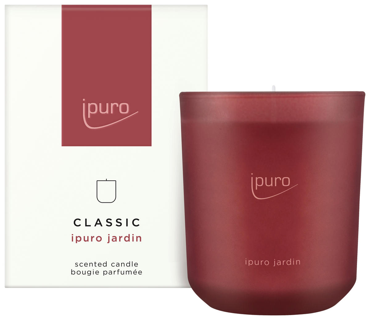 KERZE IM GLAS - Basics, Glas (9/9/11,5cm) - Ipuro