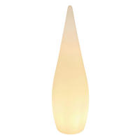 AUSSENSTEHLEUCHTE - Weiss/Opal, Basics, Kunststoff (24/9,6cm) - Globo
