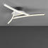 LED-DECKENLEUCHTE - Nickelfarben, Design, Kunststoff/Metall (63/7cm) - NOVEL