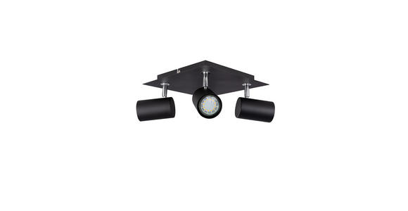 STRAHLER 25/25/15 cm - Schwarz, Basics, Metall (25/25/15cm) - Novel