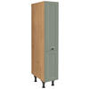 APOTHEKERSCHRANK 30/168/58 cm  in Grün, Eichefarben  - Eichefarben/Schwarz, MODERN, Holzwerkstoff/Metall (30/168/58cm) - Nobilia