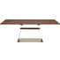 ESSTISCH in Holz, Metall 220/95/76 cm - Silberfarben/Nussbaumfarben, Design, Holz/Metall (220/95/76cm) - Cassando ESSTISCH in Holz, Metall 220/95/76 cm - Silberfarben/Nussbaumfarben, Design, Holz/Metall (220/95/76cm) - Cassando