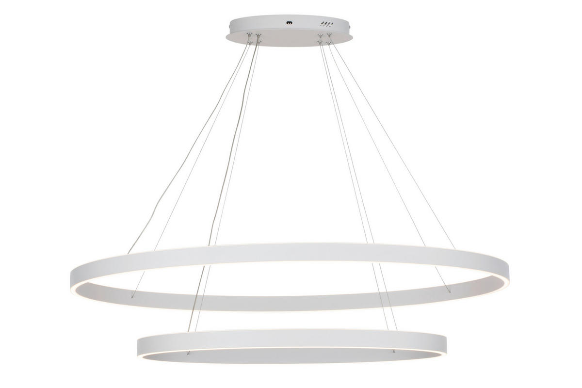 LED-HÄNGELEUCHTE 100/150 cm  - Weiß, Design, Kunststoff/Metall (100/150cm) - Novel