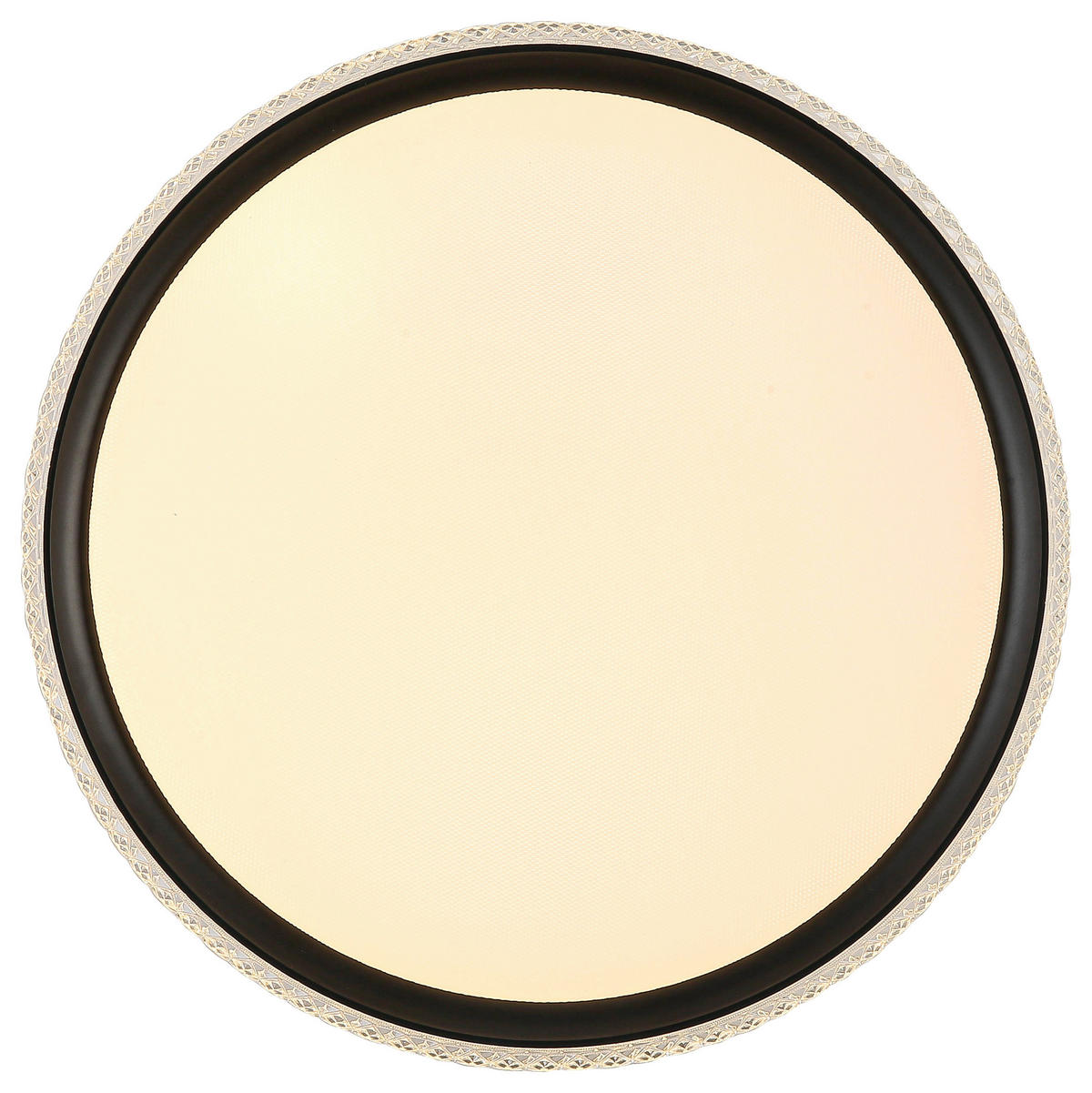 DECKENLEUCHTE  40/6 cm    - Transparent/Schwarz, Trend, Kunststoff/Metall (40/6cm) - Novel