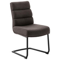 SCHWINGSTUHL  Stoffauswahl, Typenauswahl, Gestellauswahl Webstoff  - Schwarz/Cappuccino, Design, Textil/Metall (47/90/64cm) - Dieter Knoll