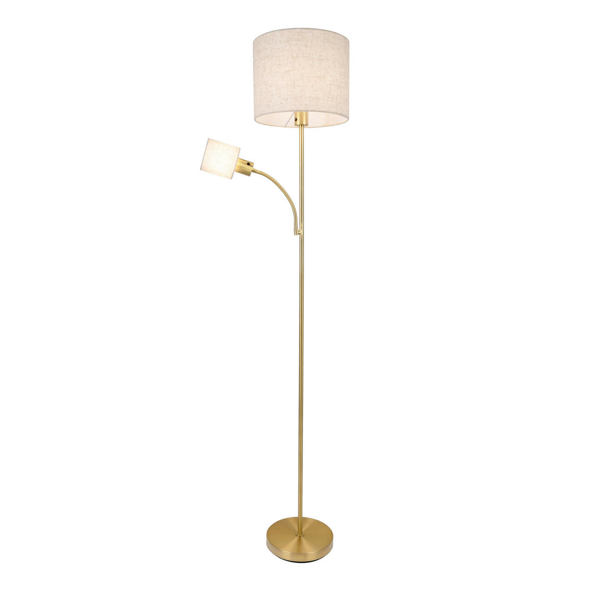 STEHLEUCHTE 30/30/165 cm    - Weiß, Design, Kunststoff/Metall (30/30/165cm) - Näve