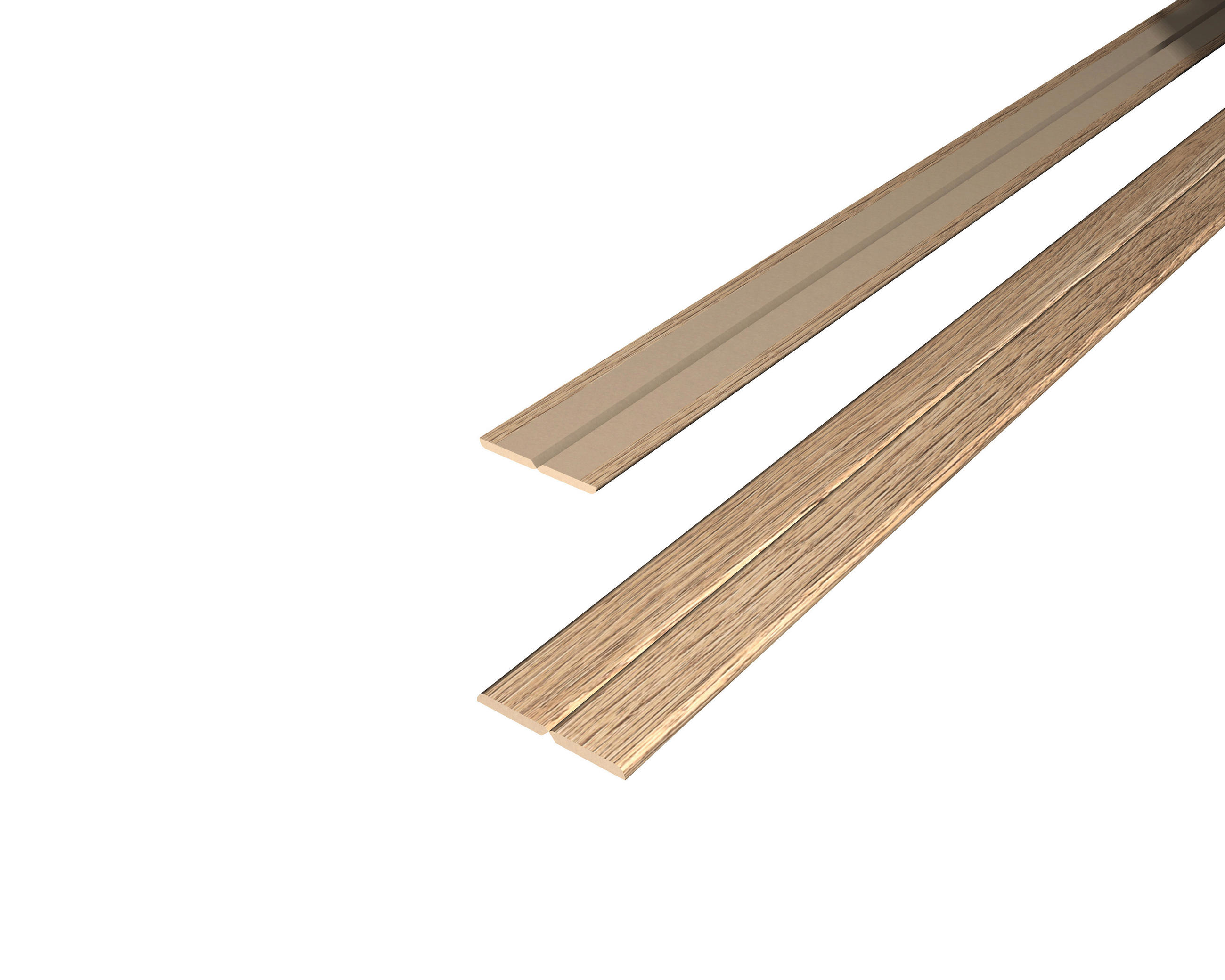 Faltleiste Eiche  - Eichefarben, Basics, Naturmaterialien (240/2.2/2.2cm) - Egger Holzwerkstoffe