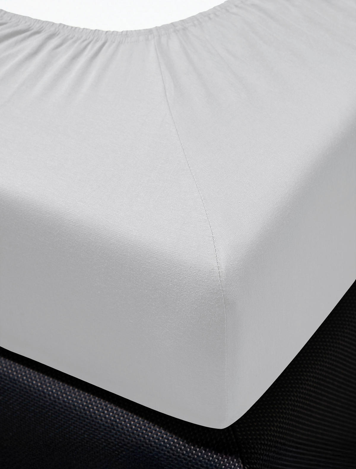 SPANNLEINTUCH 180-200/200 cm Jersey  - Grau, KONVENTIONELL, Textil (180-200/200cm) - Irisette