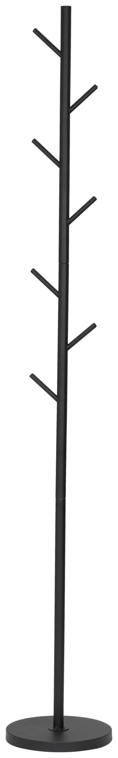 KLEIDERSTÄNDER in Schwarz 28/176/28 cm   - Schwarz, MODERN, Metall (28/176/28cm) - PBJ