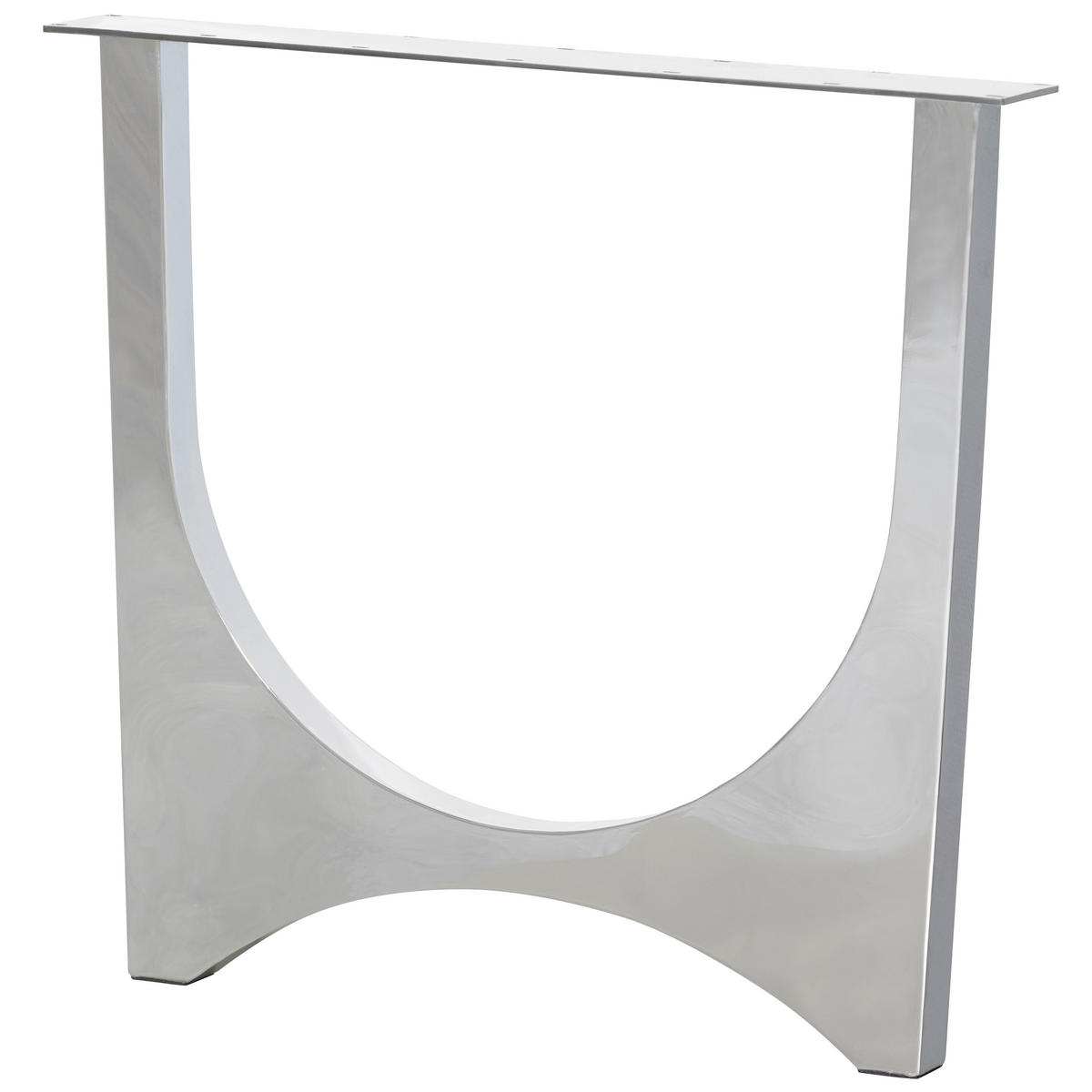 TISCHGESTELL in Metall   - Chromfarben, MODERN, Metall (79/72/10cm) - Livetastic