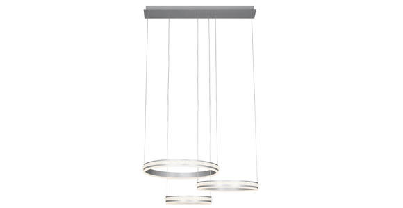 LED-HÄNGELEUCHTE 79,5/50/150 cm  - Grau, LIFESTYLE, Metall (79,5/50/150cm) - Ambiente