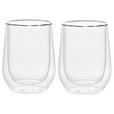 TEEGLAS  2-teilig  - Klar, Design, Glas (8/11cm) - Novel