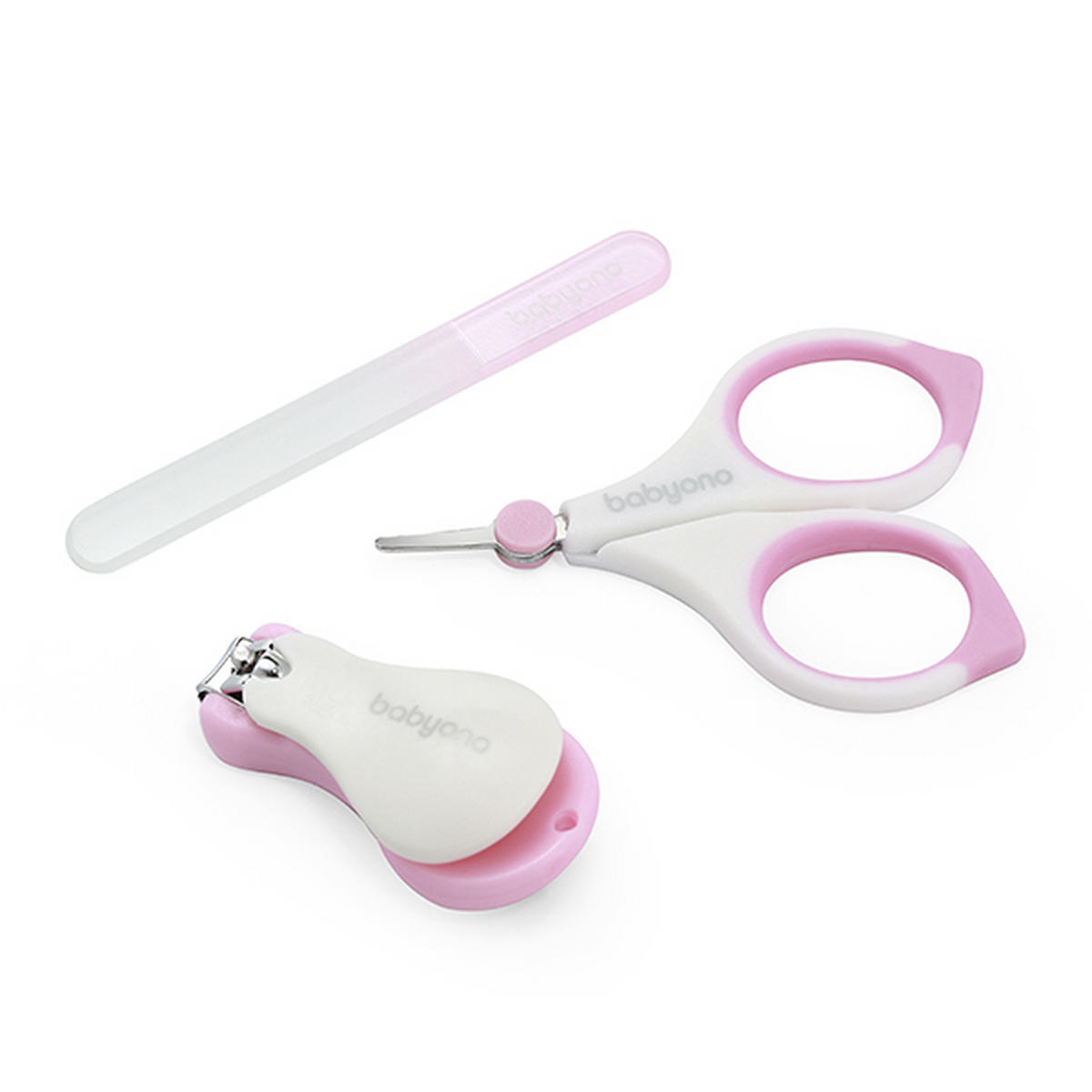 NEGOVALNI SET ZA DOJENČKE - pink, Basics, kovina/umetna masa (0,13kg) - babyono