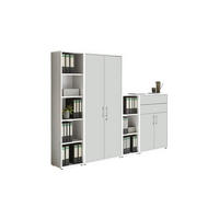 SKŘÍŇ NA ŠANONY, bílá, 257/185,6/33 cm - bílá, Moderní, kompozitní dřevo (257/185,6/33cm) - MID.YOU