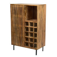 BARSKA OMARA rjava  - črna/rjava, Design, kovina/les (80/123/43cm) - Livetastic