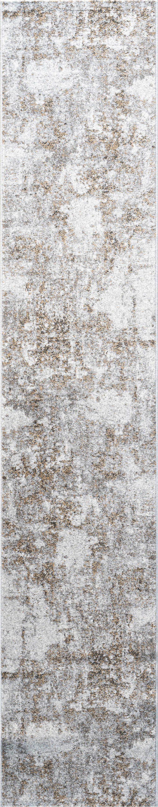 LÄUFER 67/340 cm Sorrent  - Silberfarben/Goldfarben, Design, Textil (67/340cm) - Novel