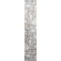 LÄUFER 67/340 cm Sorrent Grau, Silberfarben, Goldfarben  - Silberfarben/Goldfarben, Design, Textil (67/340cm)