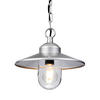 AUßENHÄNGELEUCHTE Elstead Klampenborg 27.5/26 cm   - Silberfarben, KONVENTIONELL, Glas/Metall (27.5/26cm) - Elstead Lighting