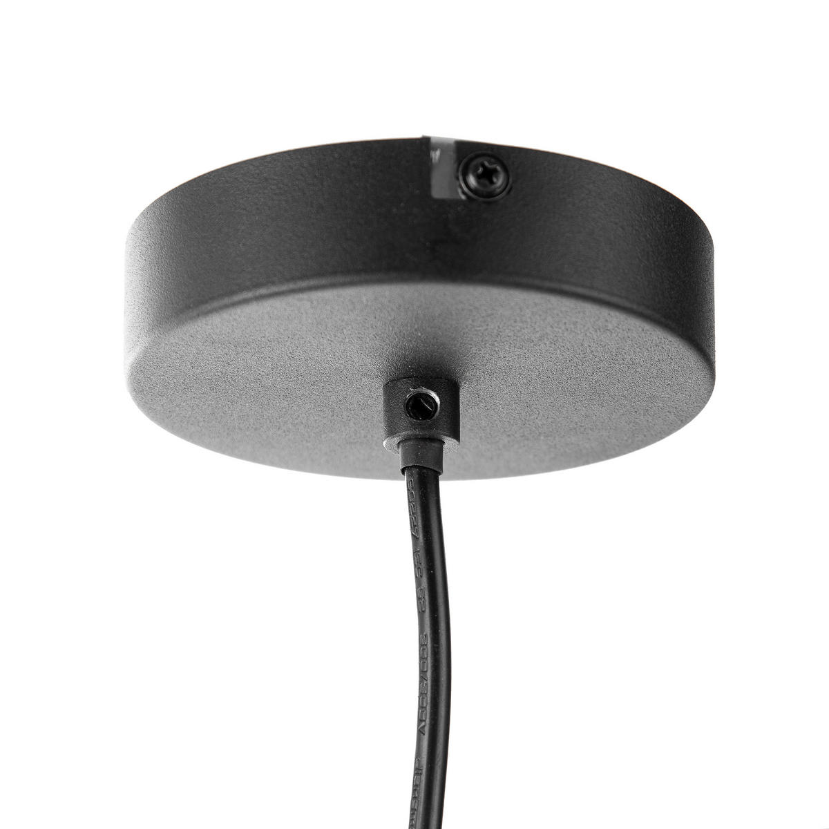 HÄNGELEUCHTE 40/150 cm  - Schwarz/Naturfarben, Natur, Naturmaterialien/Metall (40/150cm) - Globo