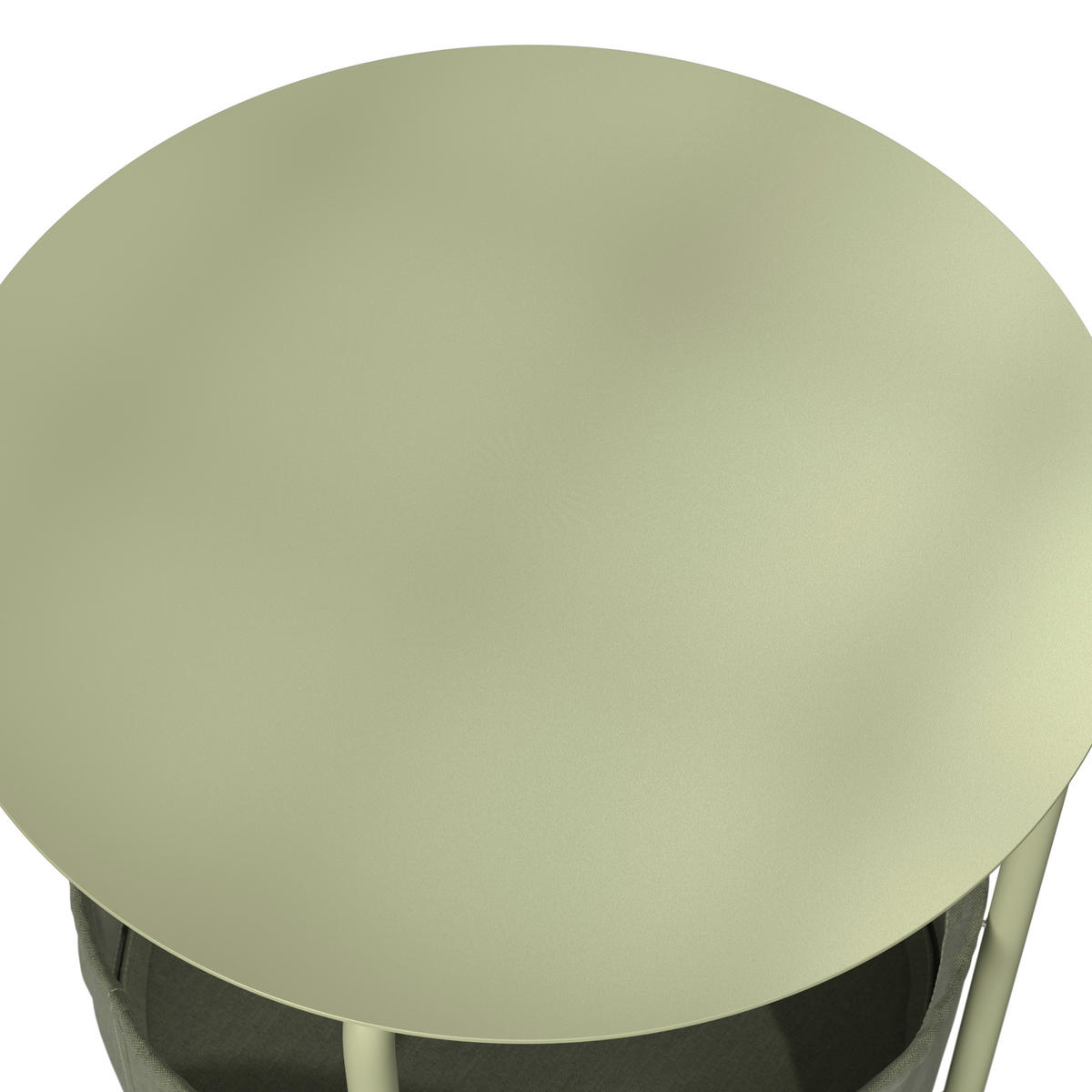 SIDOBORD i metall, textil 50/50/51 cm  - grön, Design, metall/textil (50/50/51cm) - Ambia Garden