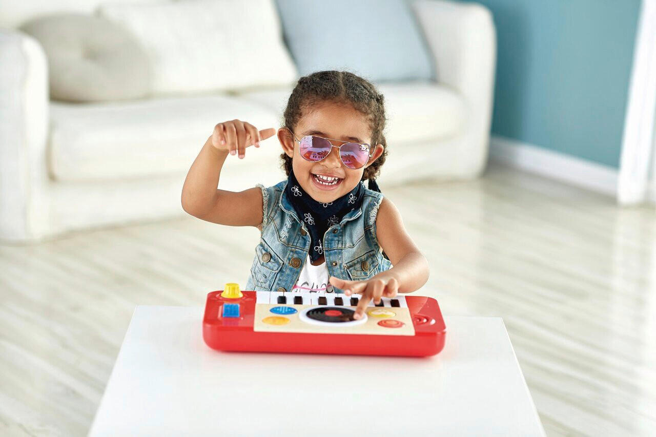 KINDER-MUSIC-PLAYER - Hellrot, Basics, Holzwerkstoff/Kunststoff (34/4,2/18,5cm) - Hape