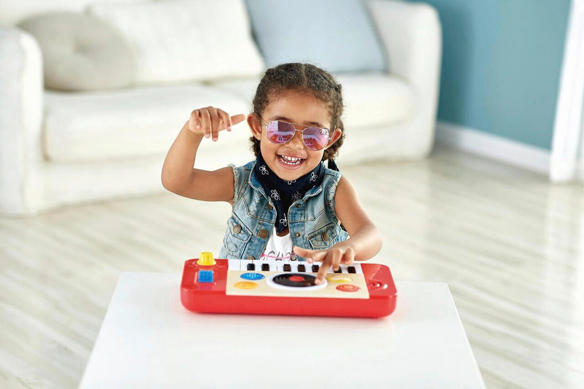 KINDER-MUSIC-PLAYER - Hellrot, Basics, Holzwerkstoff/Kunststoff (34/4,2/18,5cm) - Hape