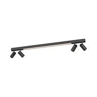 LED-DECKENLEUCHTE Pure-Lines 120/19/15 cm   - Schwarz, Design, Kunststoff/Metall (120/19/15cm) - Neuhaus PURE