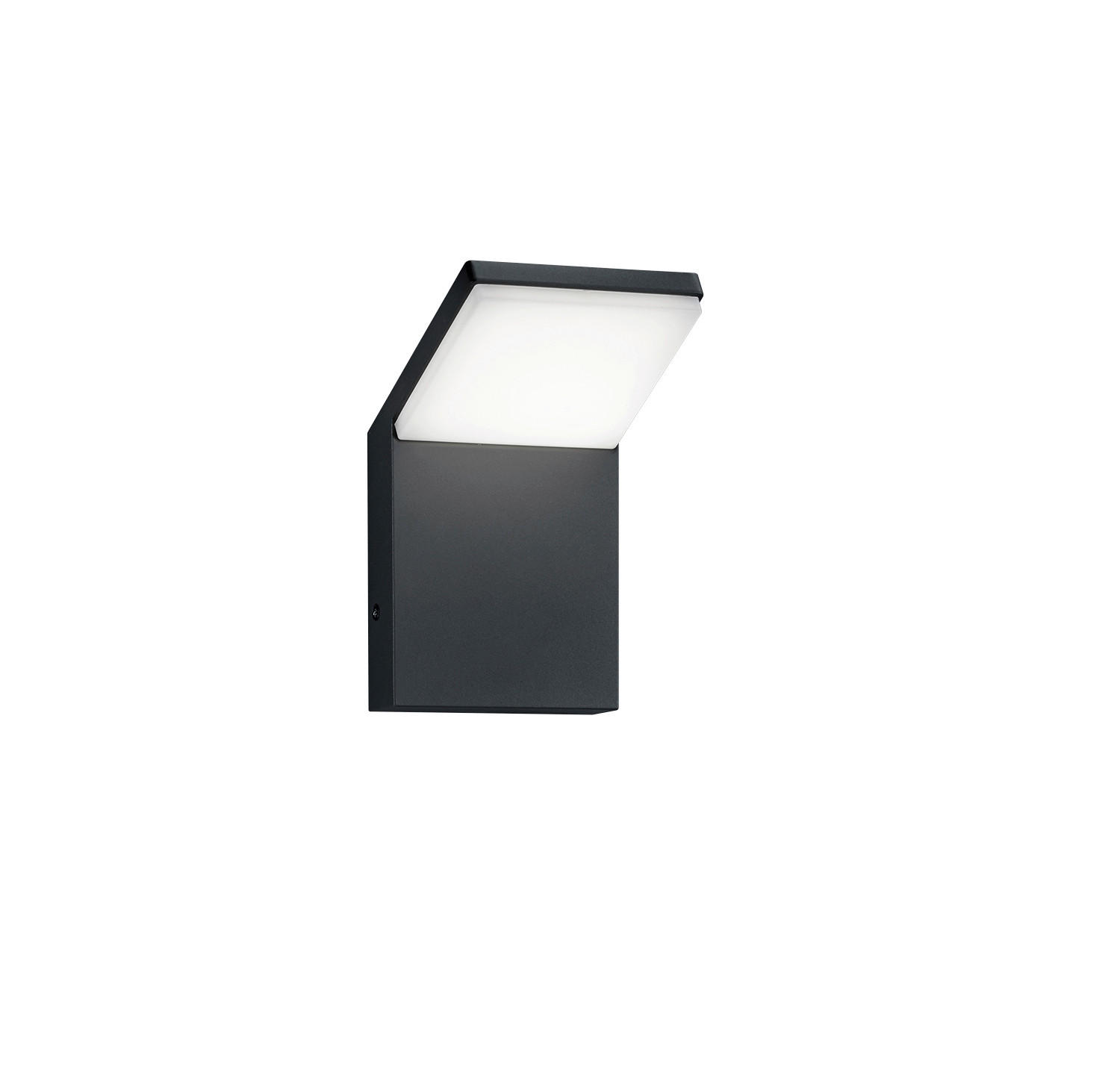 AUSSENWANDLEUCHTE Pearl 10,0/16,0/10,5 cm  - Anthrazit, Basics, Kunststoff/Metall (10,0/16,0/10,5cm) - Trio Leuchten