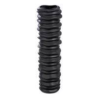 BODENVASE  - Schwarz, Basics, Keramik (17/58cm)