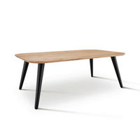 COUCHTISCH 120/70/42,5 cm Asteiche massiv Schwarz, Eichefarben  - Eichefarben/Schwarz, Design, Holz/Metall (120/70/42,5cm) - Linea Natura
