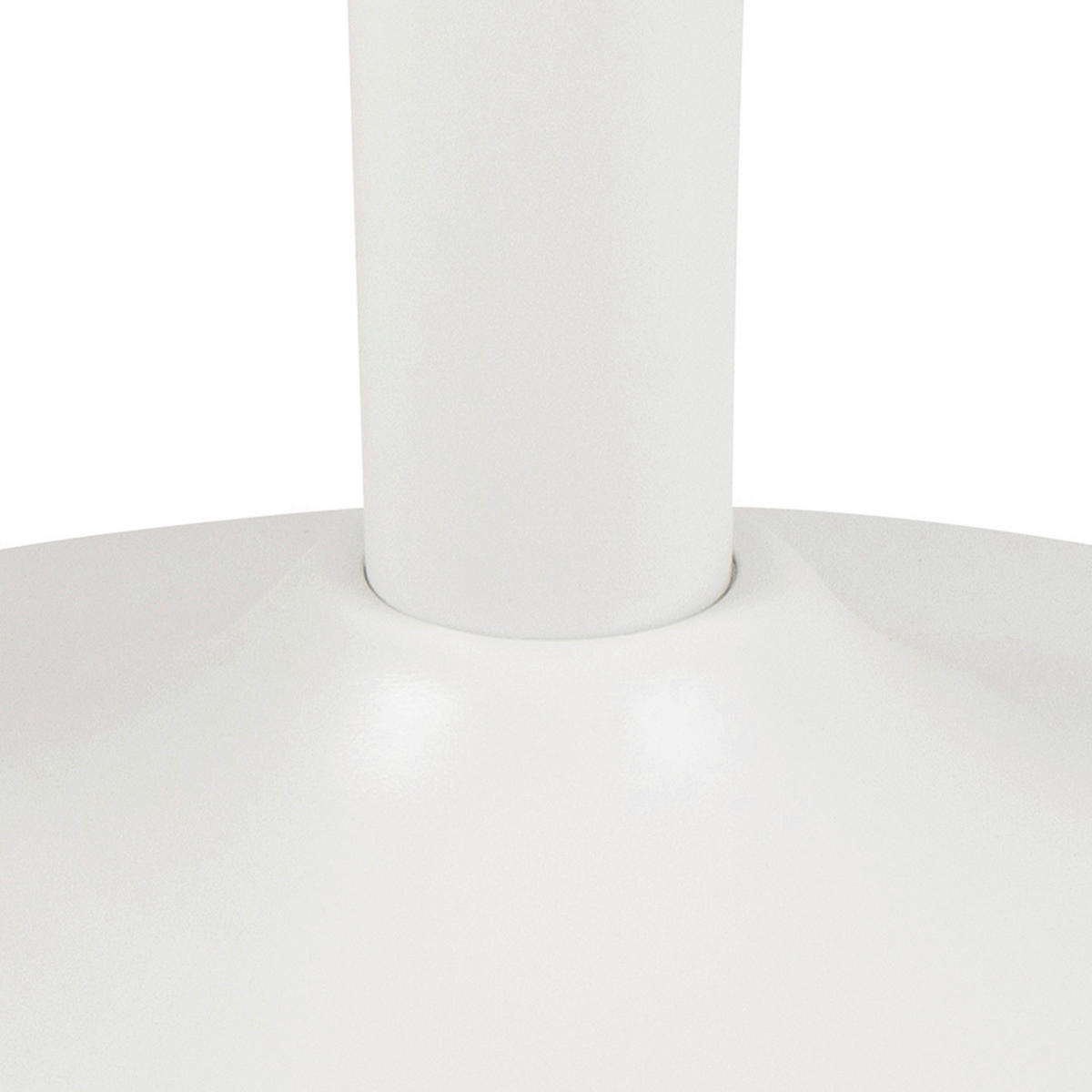 BEISTELLTISCH Weiß rund  - Weiß, Design, Keramik/Metall (60/45cm) - Livetastic