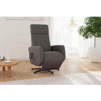 RELAXSESSEL in Textil Graphitfarben  - Schwarz/Graphitfarben, KONVENTIONELL, Textil/Metall (71/110/82cm) - Sit & More