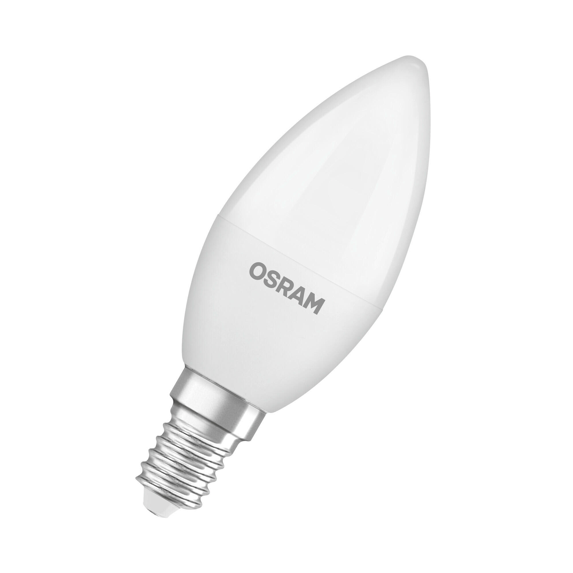 LED-LEUCHTMITTEL   E14 4,9 W 470 lm  - Weiß, Basics, Kunststoff (3,5/10,3cm) - Osram