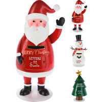 VÁNOČNÍ FIGURKA - bílá/zelená, Basics, kov (25cm)