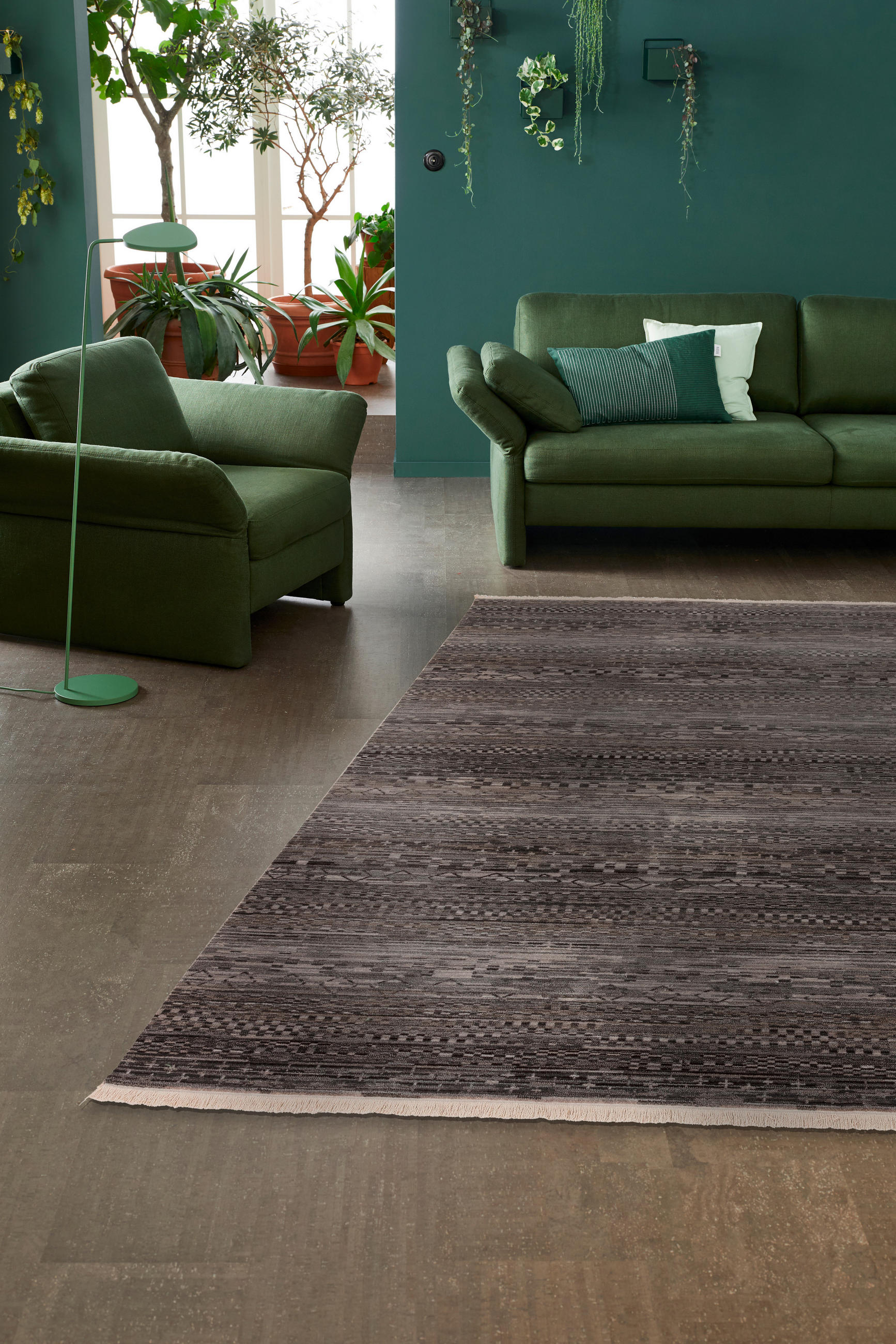 WEBTEPPICH 70/140 cm Mystik 6305/61 D.193 042 Dunkelgrau  - Dunkelgrau, Basics, Textil (70/140cm) - Schöner Wohnen
