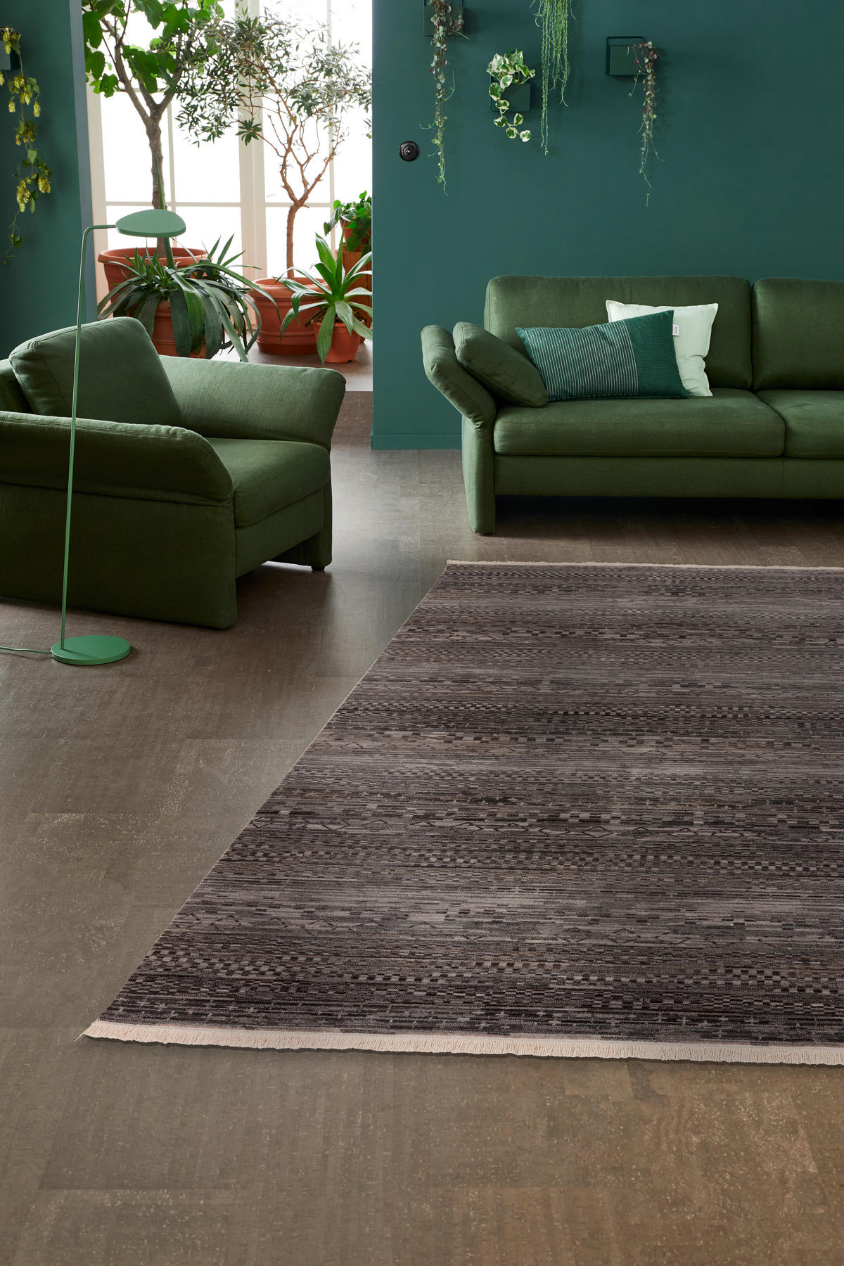 WEBTEPPICH 70/140 cm Mystik 6305/61 D.193 042 Dunkelgrau  - Dunkelgrau, Basics, Textil (70/140cm) - Schöner Wohnen
