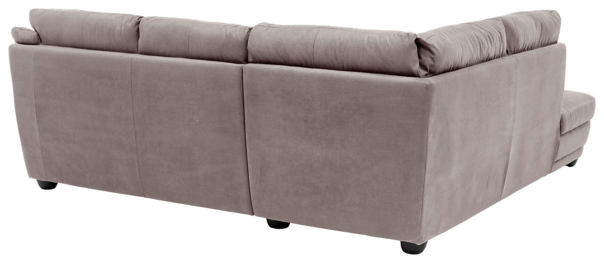 ECKSOFA in Mikrofaser Beige  225/245 cm  - Beige, Design, Kunststoff/Textil (225/245cm) - Livetastic