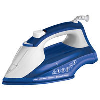 DAMPFBÜGELEISEN - Blau, Basics, Keramik/Kunststoff (11,4/13,9/27,4cm) - Russell Hobbs