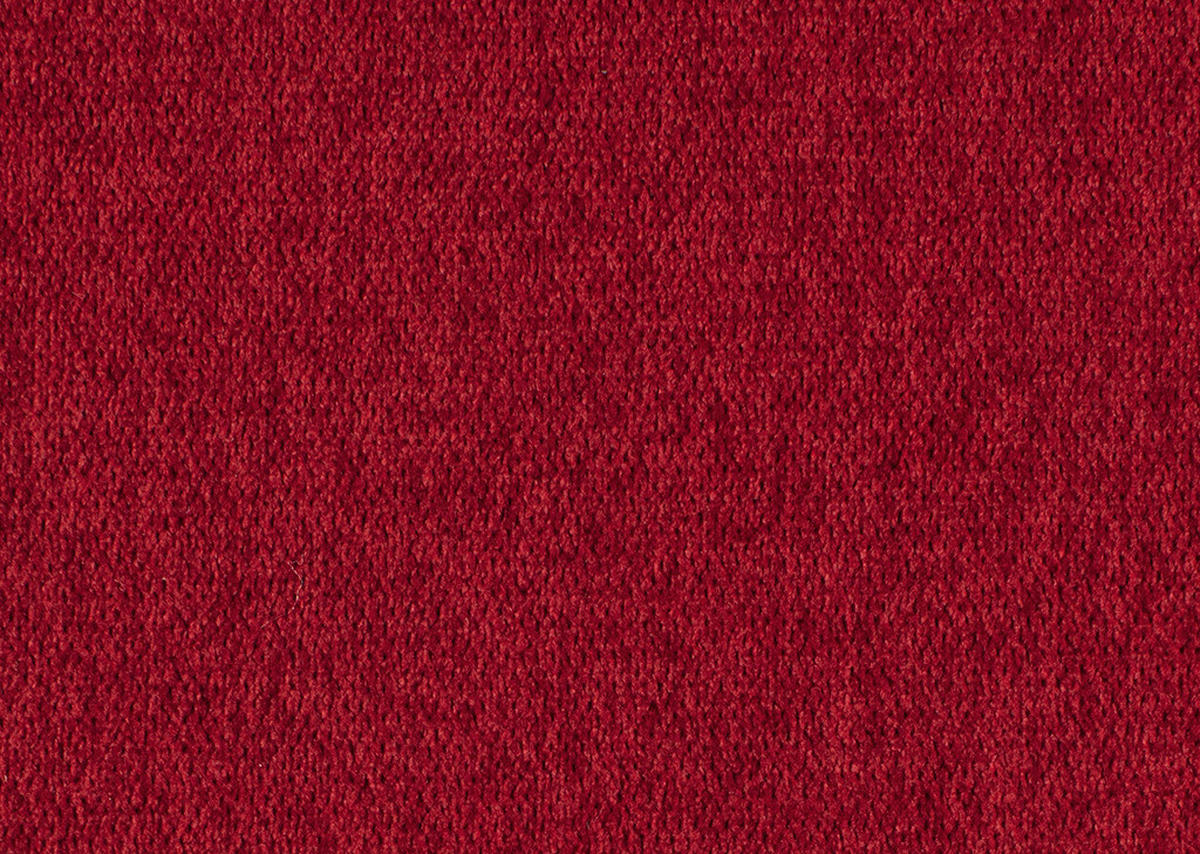 2,5-SITZER in Chenille Rot  - Rot/Schwarz, Design, Textil/Metall (188/84-104/104cm) - Valdera