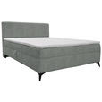 BOXBETT 160/200 cm  in Grau  - Schwarz/Grau, Design, Holz/Holzwerkstoff (160/200cm) - Xora