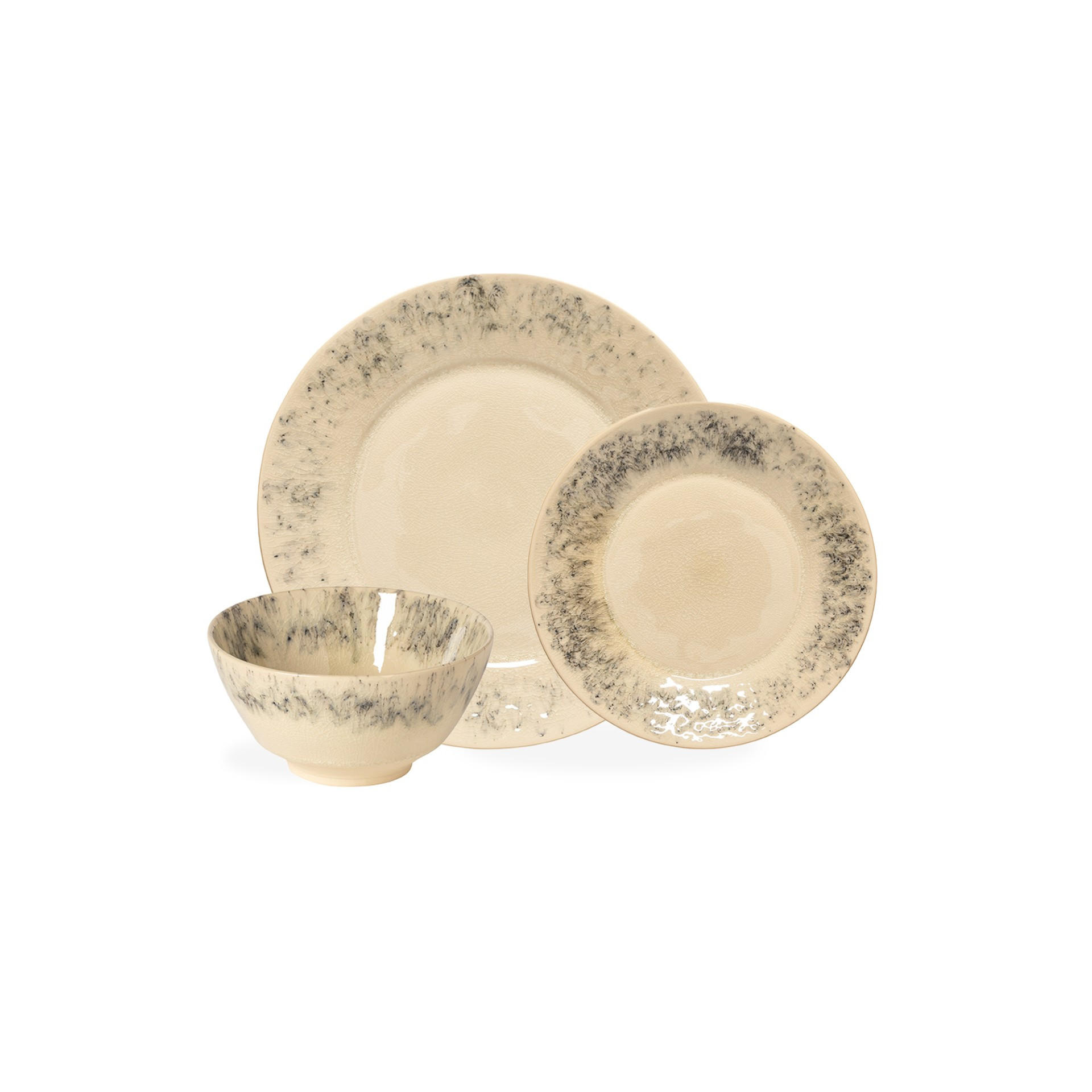 KOMBISERVICE Beige MADEIRA 12-teilig 4 Personen  - Beige, Basics, Keramik - Costa Nova