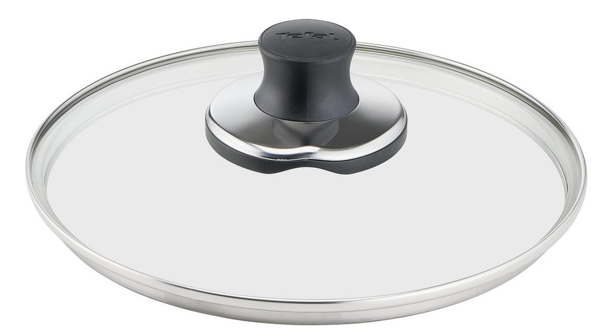 STEKGRYTA 24 cm  - svart/transparent, Design, metall/glas (24cm) - Tefal