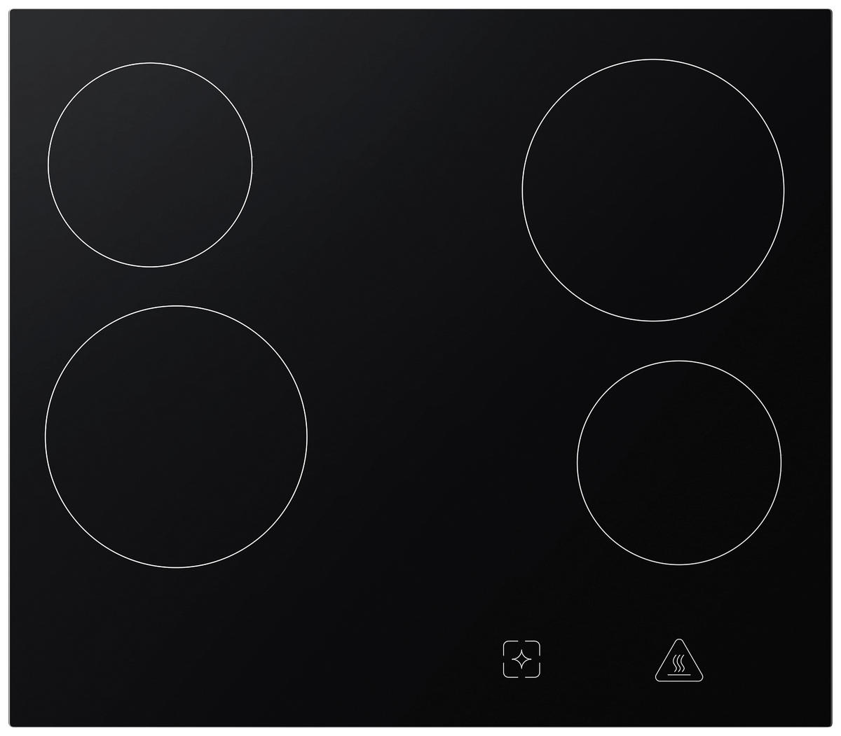 HERDSET HS2001MS-26  - Schwarz, Basics, Glas/Metall (59,4/59,5/52,1cm) - Respekta