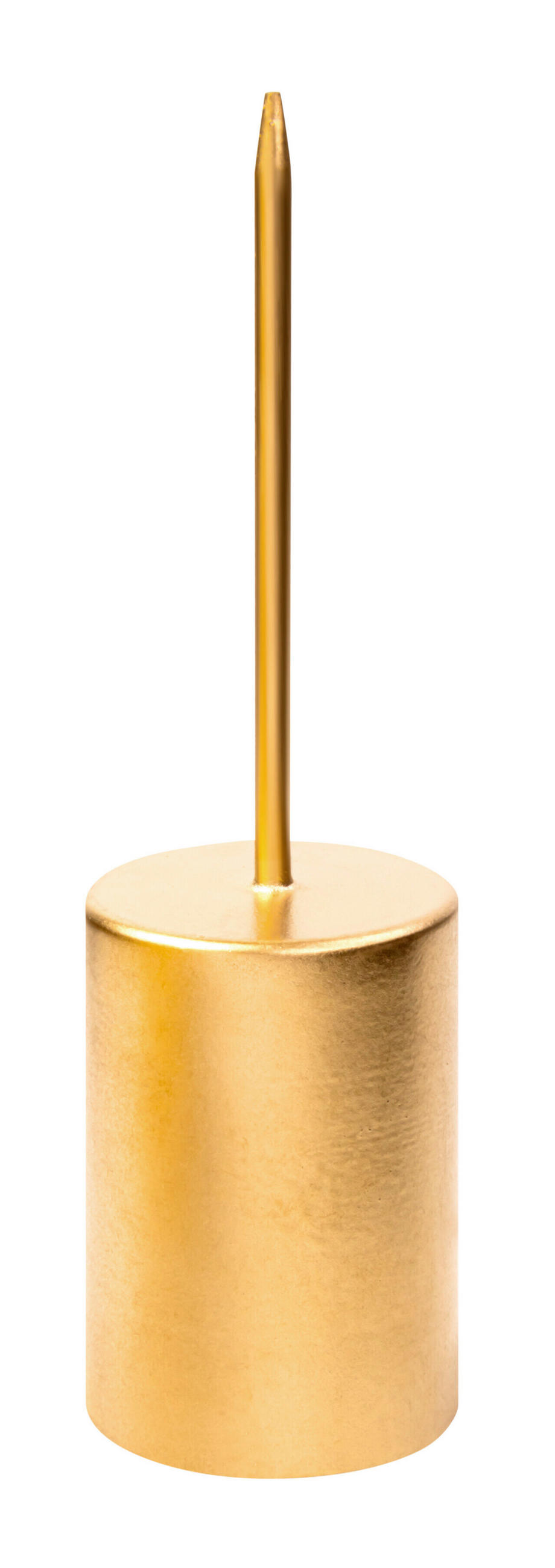 STABKERZENHALTER - Goldfarben, Basics, Metall (3,7/12cm)