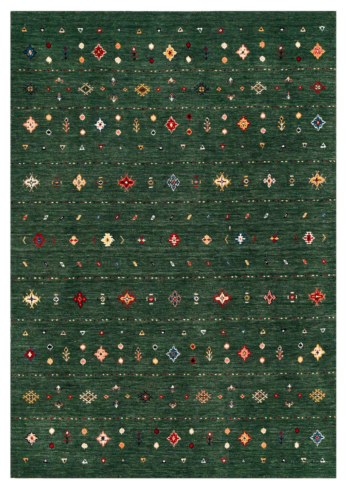 ORIENTTEPPICH 200/300 cm It's not over now Grün  - Grün, LIFESTYLE, Textil (200/300cm) - Cazaris