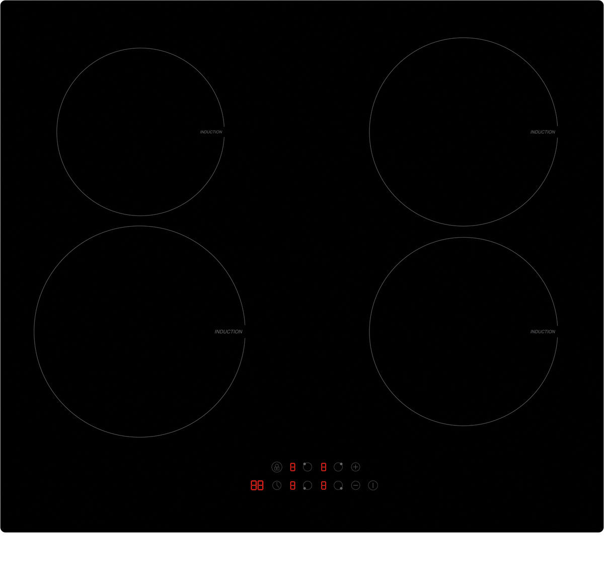 KÜCHENBLOCK 340 cm   in Grau  - Schwarz/Grau, Design, Holzwerkstoff/Metall (340cm) - MID.YOU