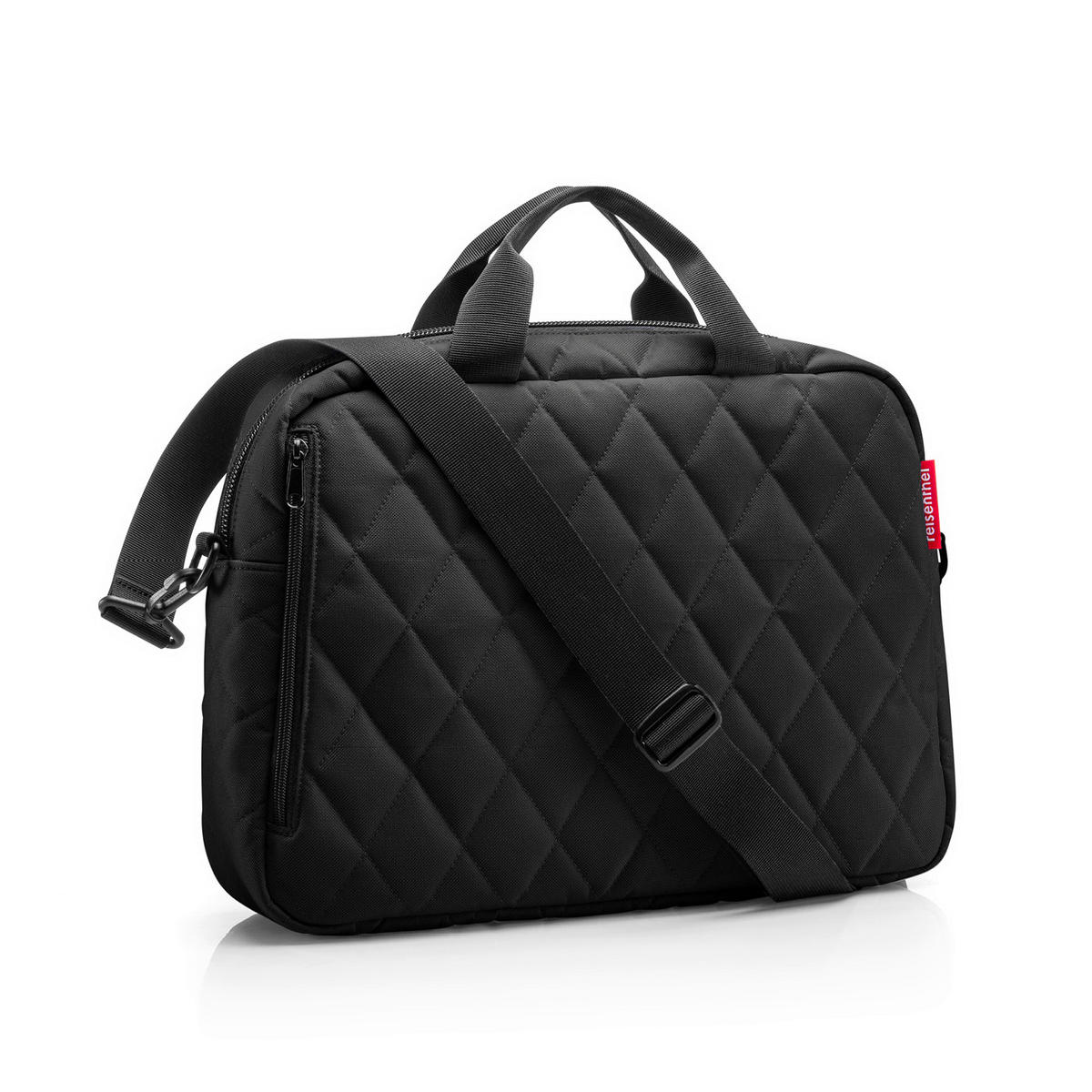 LAPTOPTASCHE Kunststoff Schwarz  - Schwarz, Basics, Kunststoff (40/28,5/10cm) - Reisenthel