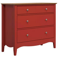 KOMMODE  in  - Rot, LIFESTYLE, Holzwerkstoff (100/86/42cm)